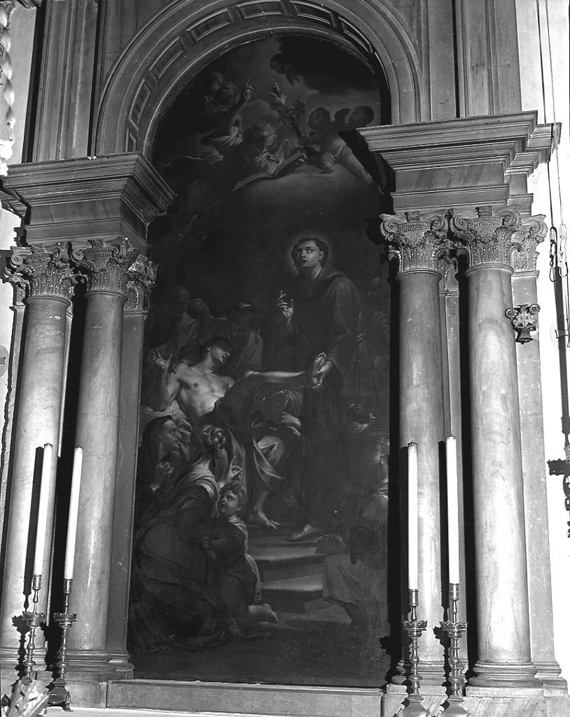 Sant'Antonio da Padova e il miracolo del piede risanato - chiesa di san Rocco, Venezia